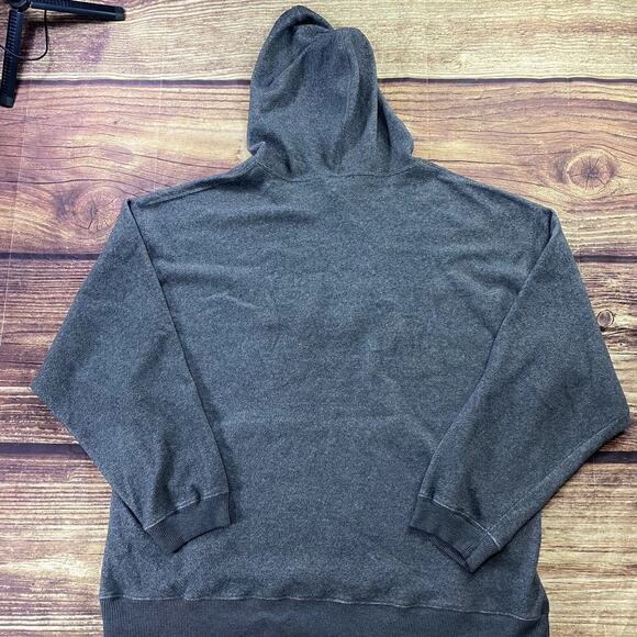 Looney Tunes Vintage 90s Warner Brothers Embroidered Fleece Hoodie Grey L/XL - Picture 3 of 12